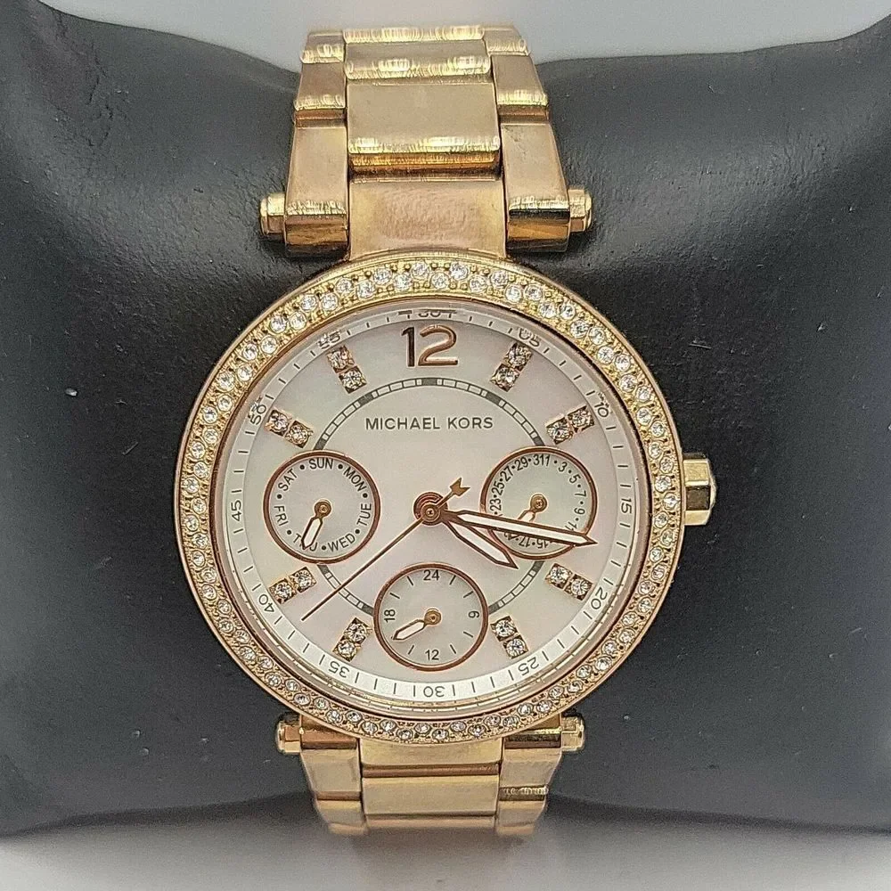 Michael Kors Parker MK5616 Women's StainlessSteel Analog Quartz Dial Watch BC823